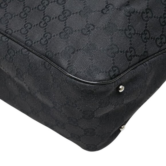 GUCCI Black Leather Shoulder Bag - Picture 6 of 14